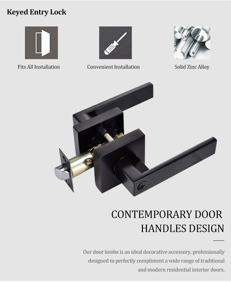 door knob with key