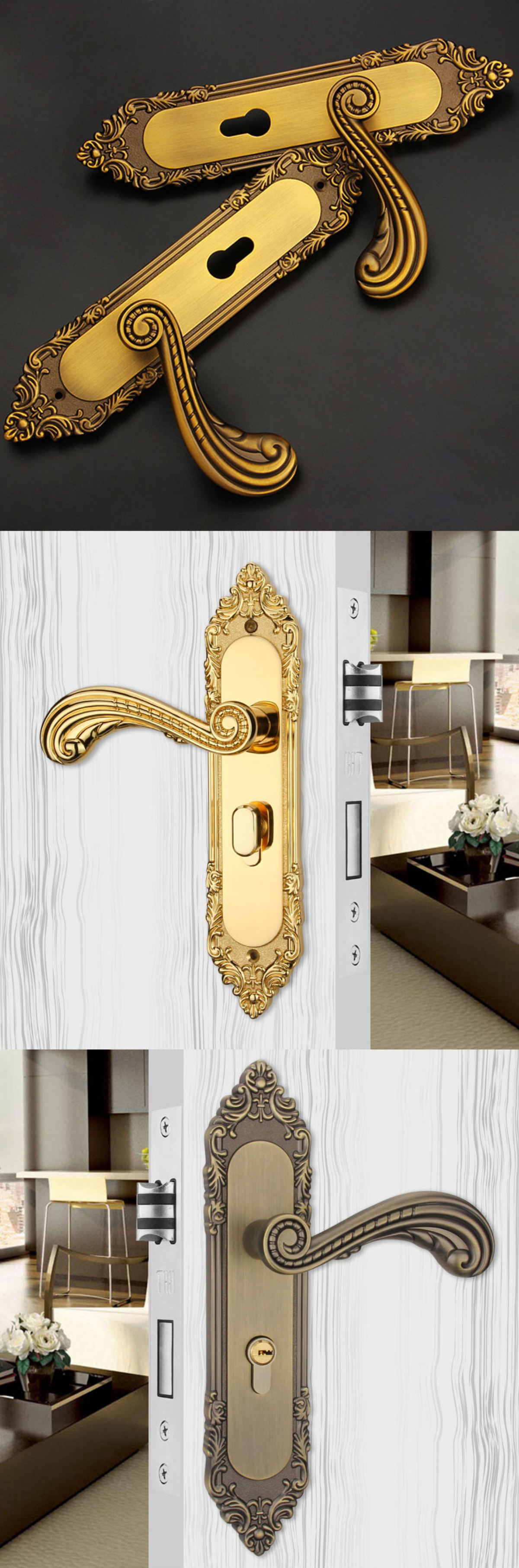 door handle lock keyless entry door lock with handle